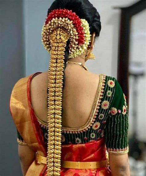 South Indian Bridal Hairstyle Tailoringinhindi