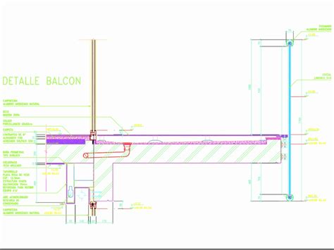 Concrete balcony in AutoCAD | CAD download (112.87 KB) | Bibliocad