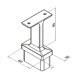 Handrail Saddle Flat Support X Balustrade S I Group