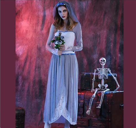 Halloween Costume Sexy Costumes For Women Sexy Zombie Clothing Role Played Ghost Bride Costumes