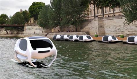 Des Taxis Volants Au Dessus De La Seine En 2017