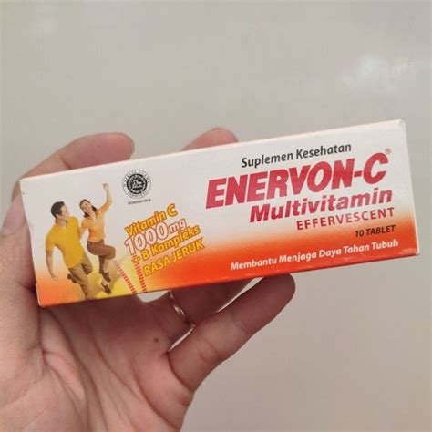 Jual Enervon C Effervescent Tablet Shopee Indonesia