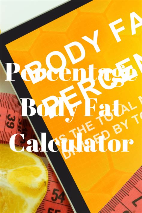 Percentage Body Fat Calculator Easy Rapid Calcs