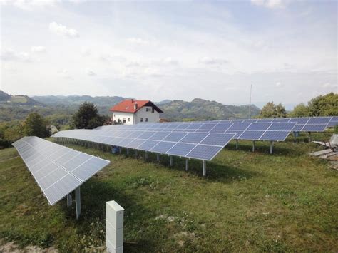 Sončna elektrarna za samooskrbo z brezhibnim delovanjem in izkoristkom