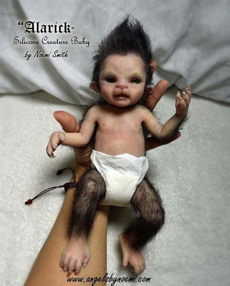 Silicone Reborn Baby Werewolf Baby Creature Custom Order Ooak