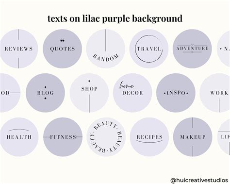 40 Lilac Purple Instagram Highlight Covers Canva Esthetician Instagram