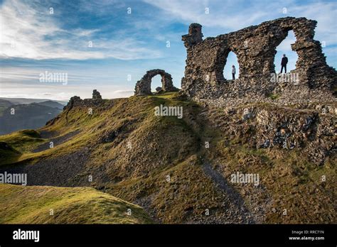Dinas Bran Castle Llangollen Castell Dinas Bran Stock Photo Alamy