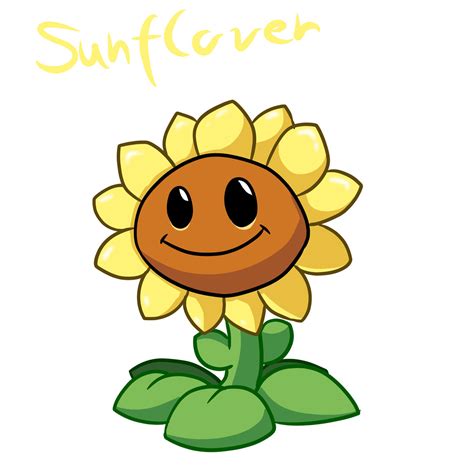 PvZ - Sunflower fanart by ColorArtAndBolb on DeviantArt