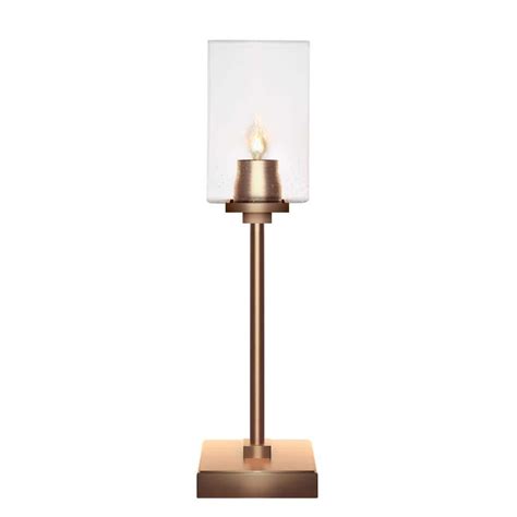 Quincy 1725 In New Age Brass Accent Lamp With Glass Shade 5r4nab530