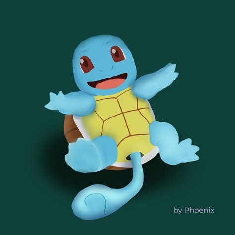 ArtStation - Squirtle Fan Art