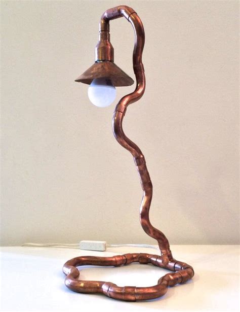 Table Lamp Copper Lamp Desk Lamp Bedside Lamp Modern Etsy Copper