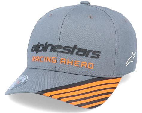 Phase Race Charcoal Flexfit Alpinestars Cap Hatstoreworld