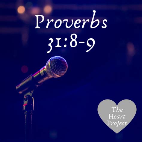 Proverbs 31:8-9