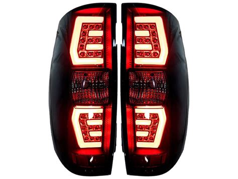 Winjet Renegade Sequential Smoked Black LED Tail Lights CTRNG0663 BS