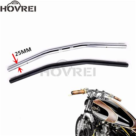 Universal Retro Motorcycle 1 25mm Handle Bar Drag Straight Bar For Cafe Racer Honda Yamaha