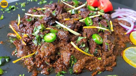 Tawa Fry Kaleji Masala Mutton Kaleji Liver By Aqsa S Cuisine