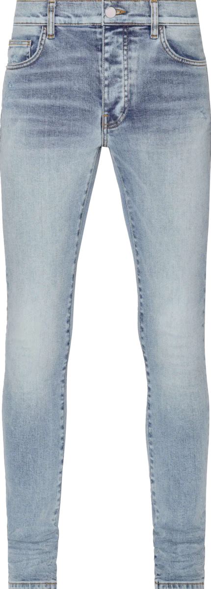 Amiri Stone Indigo Stack Jeans INC STYLE