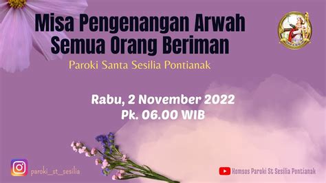 Perayaan Ekaristi Pengenangan Arwah Semua Orang Beriman November