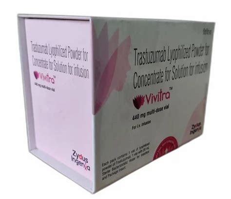 Vivitra 440mg Trastuzumab Lyophilized Powder At 20000 Box Trasturel