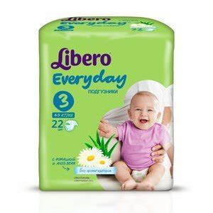 Либеро Подгузники Эвридэй Миди (4-9кг) №22 купить в интернет-аптеке ...