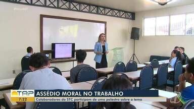 Bom dia Tapajós Palestra sobre assédio moral é realizada para