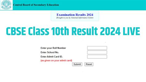 Cbse Class 10th Result 2024 Declared Roll Number Wise Direct Link At