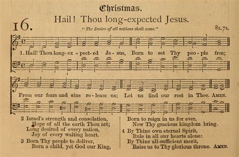 Come Thou Long Expected Jesus Hymnology Archive