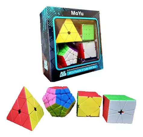 Kit Cubo M Gico Moyu Pyraminx Megaminx Skewb Square Estrutura