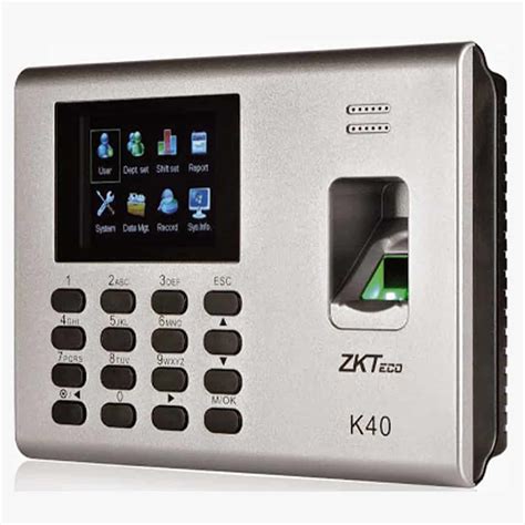 Zkteco K40 Pointeuse à empreinte digitale et badge