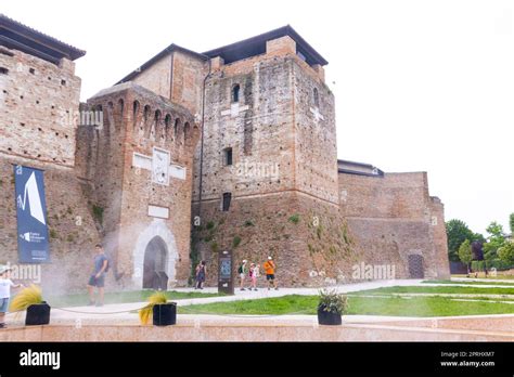 Castel Sismondo Castle In Historic Center Of Rimini Italy Stock Photo