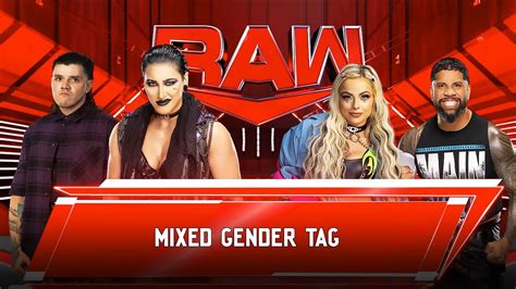 Rhea Ripley Domonik Mysterio Vs Liv Morgan Jey Uso Mixed Tag Team