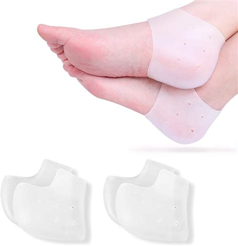 Amazon Heel Protectors Silicone Pairs Gel Heel Pads Cushion For