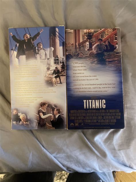 Titanic Vhs Tape Set Widescreen Edition Ebay