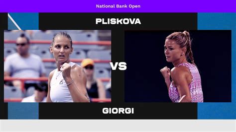 Rogers Cup 2021 Finals Karolina Pliskova Vs Camila Giorgi Preview