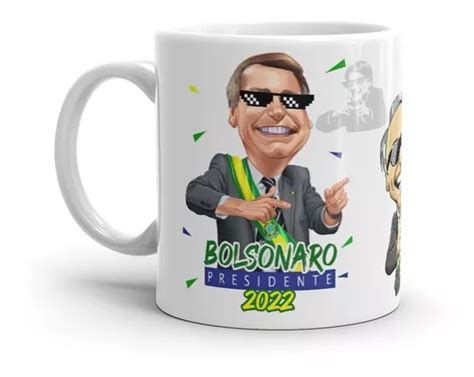 Caneca Bolsonaro Presidente Mito Personalizada Caixa Parcelamento