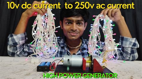 How To Convert Dc Current To Ac Current High Power Generator Youtube