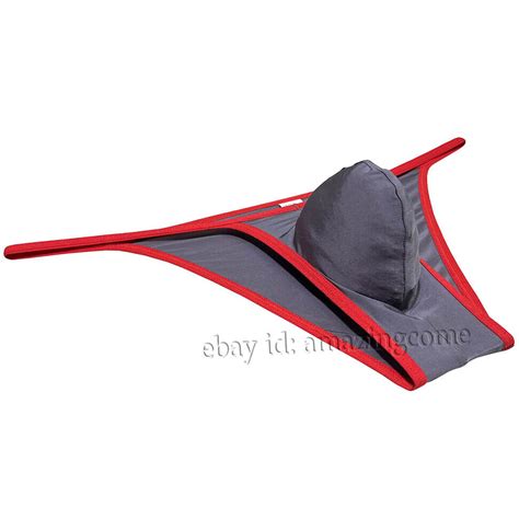 Sports Men S Ice Silk Bulge Pouch Bikini Briefs Underwear Ultra Thin Underpants EBay