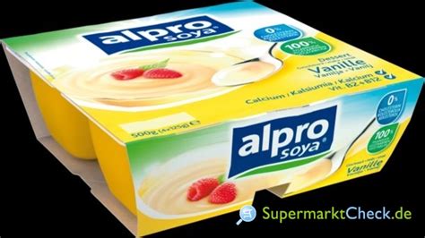 Alpro Soya Dessert Vanille Preis Angebote Kalorien Nutri Score