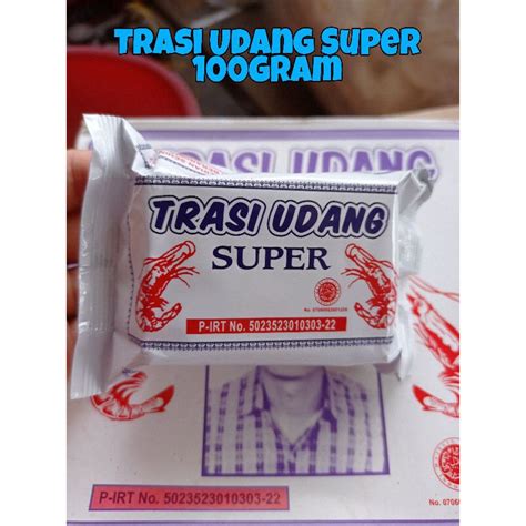 Jual IV TRASI UDANG SUPER 100GRAM TERASI UDANG ASLI TERASI UDANG