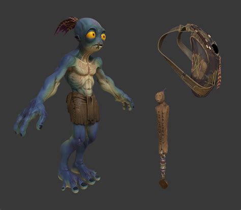 Guillaume Lachance 3d Character Artist Portfolio Oddworld Soulstorm