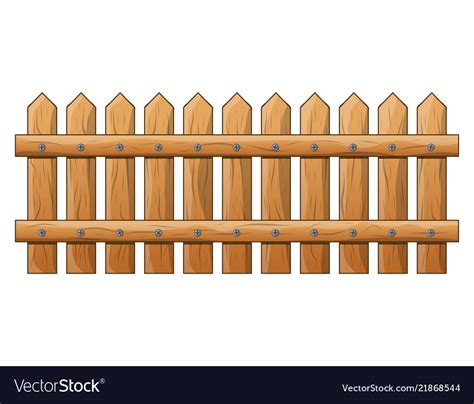 Wooden Fence Isolated Symbol Icon Design Vector Image