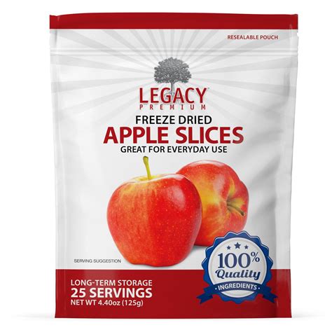 Legacy Premium Freeze Dried Apple Slices