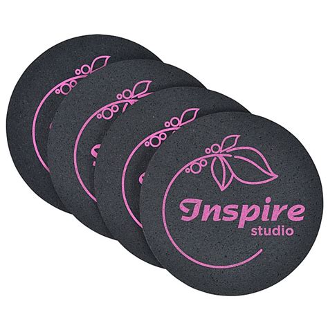 Imprint Re Tire Coaster Set Circle C Set