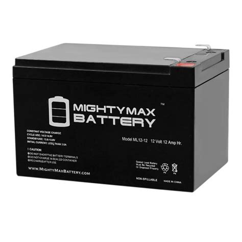 Mighty Max Battery 12v 12ah F2 Kid Trax Rechargeable Replacement