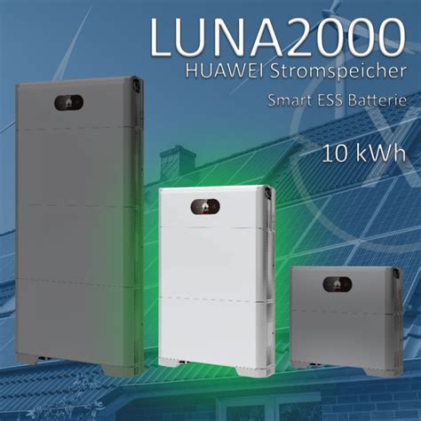 PV Anlage Solaranlage Mit Speicher HUAWEI LUNA2000 Stromspeicher