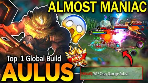 ALMOST MANIAC Top Global Aulus Best Build And Emblem Ranked Gameplay