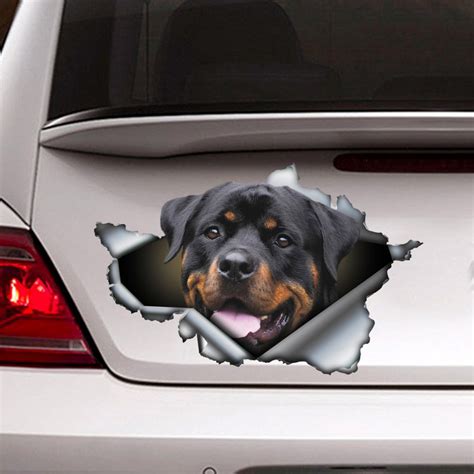 Rott Auto Aufkleber Rottweiler Magnet Rottweiler Auto Etsy