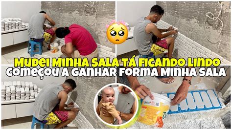 MUDEI MINHA SALA COMEÇOU A REFORMA ORGANIZAÇÃO TÁ FICANDO LINDO