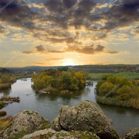 Sunset Over River — Stock Photo © Pklimenko 2609910