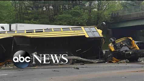 2 Killed Several Injured After School Bus Collides With Dump Truck